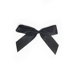 Satin Gift Bows - 7cm - Black