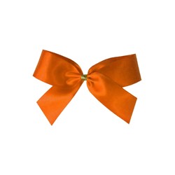 Satin Bow - 7cm - Orange - 100pk