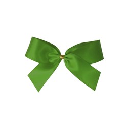 Satin Bow - 7cm - Moss Green - 100pk