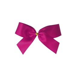 Satin Bow - 7cm - Rosebloom Pink - 100pk