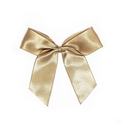 Satin Gift Bows - 10cm - Champagne