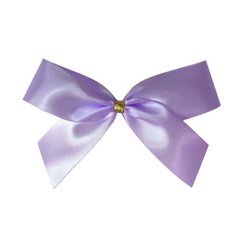 Satin Bow - 10cm - Lavender - 50pk