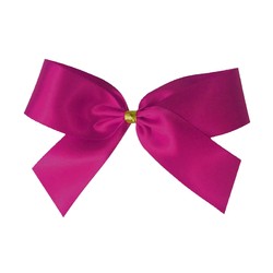 Satin Bow - 10cm - Rosebloom Pink - 50pk