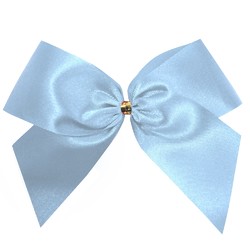 Satin Bow - 12cm - Light Blue - 100pk