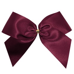 Satin Bow - 12cm - Burgundy - 100pk