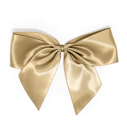 Satin Gift Bows - 12cm - Champagne