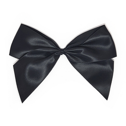 Satin Gift Bows - 12cm - Black