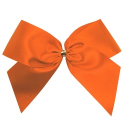 Satin Bow - 12cm - Orange - 100pk