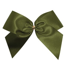 Satin Bow - 12cm - Avocado - 100pk