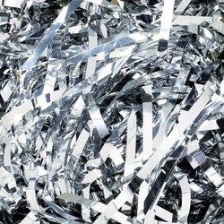 Foil Metallic Shreds - 1KG - Metallic Silver