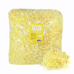 Shredded Paper Shreds Filler - 1KG -Yellow