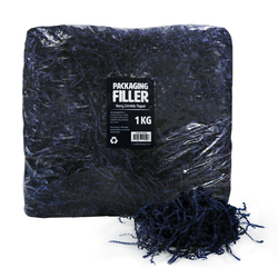 Shredded Paper Shreds Filler - 1KG - Navy Blue