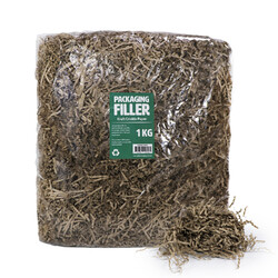 Shredded Paper Shreds Filler - 1KG - Kraft Natural