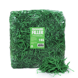 Shredded Paper Shreds Filler - 1KG - Green