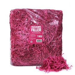 Shredded Paper Shreds Filler - 1KG - Hot Pink