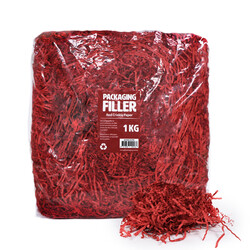 Shredded Paper Shreds Filler - 1KG - Red