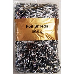 Foil Metallic Shreds - 56.6grams - Metallic Silver