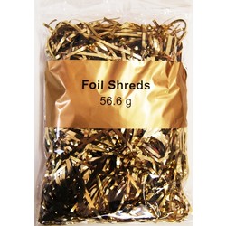 Foil Metallic Shreds - 56.6grams - Metallic Gold