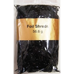 Foil Metallic Shreds - 56.6grams - Glossy Black