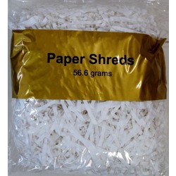 Paper Shreds - 56.6grams - White