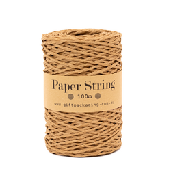 Paper Twine - 2mm x 100metres - Kraft Paper String