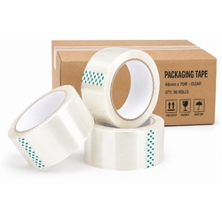 Clear Packaging Tape — 48mm x 75m | Carton of 36 Rolls