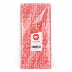 Christmas Tissue Paper - Ho Ho - 100 Sheets