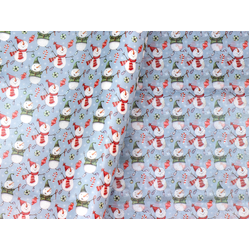Christmas Tissue Paper - Snowman - 100 Sheets