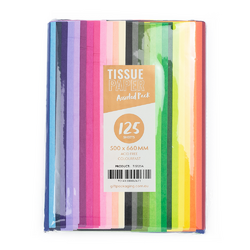 Tissue Paper - Assorted Mini Ream - 125 Sheets