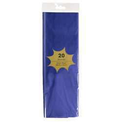 Tissue Paper - 20 Sheets - Royal Blue