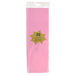 Tissue Paper - 20 Sheets - Light Pink