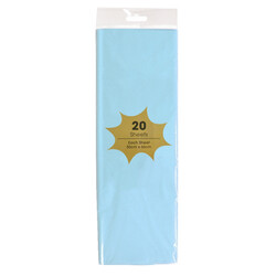 Tissue Paper - 20 Sheets - Light Blue