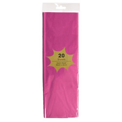 Tissue Paper - 20 Sheets - Hot Pink