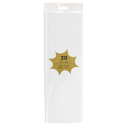 Tissue Paper - 20 Sheets - White