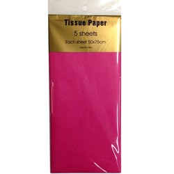 Tissue Paper - 5 sheet - Hot Pink