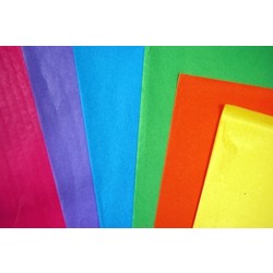 Tissue Paper Ream 750mm x 500mm, 480 Sheets - Bright Mix Assortment