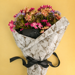 Tissue Paper Ream - 750mm x 500mm, 240 Sheets - Gold Marble
