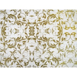 Tissue Paper Ream 750mm x 500mm, 240 Sheets - Gold Florentine
