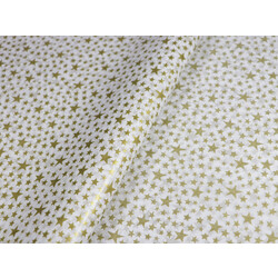 Tissue Paper Ream 750mm x 500mm, 240 Sheets -  Gold Stars