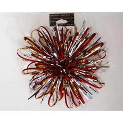 create a gift - Velvet Fireworks Bow - Red