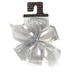 Create a gift - Luxury Double Bow - Silver