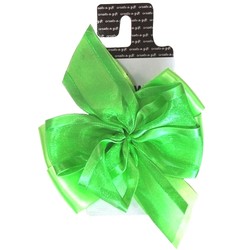 create a gift - Luxury Double Bow - Lime Green