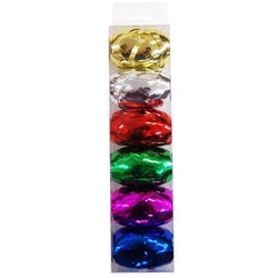 6 x 10m - Curling Ribbon - Acetate Box - Metallic