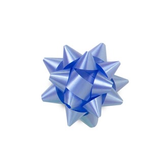 Mini Star Bows - 5cm - Light Blue