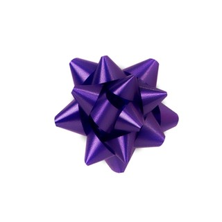 Mini Star Bows - 5cm - Violet Purple