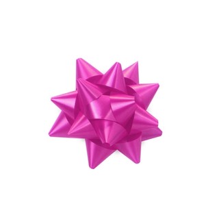 Mini Star Bows - 5cm - Hot Pink