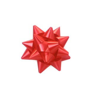 Mini Star Bows - 5cm - Red