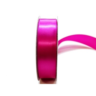 Satin Ribbon - Woven Edge -25mm x 30m - Rosebloom