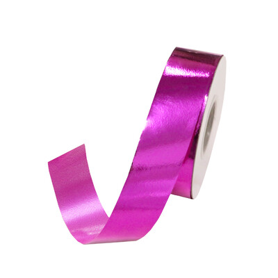 Florist Tear Ribbon - 30mm x 45m - Metallic Pink