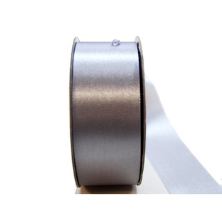 Water Repellent Satin Ribbon - 38mm x 45m - Silver